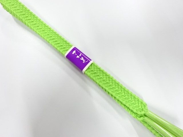 未使用品　正絹　手組帯締め